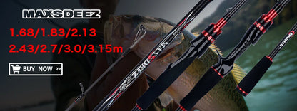 Baitcasting & Spinning Travel Fishing Rod