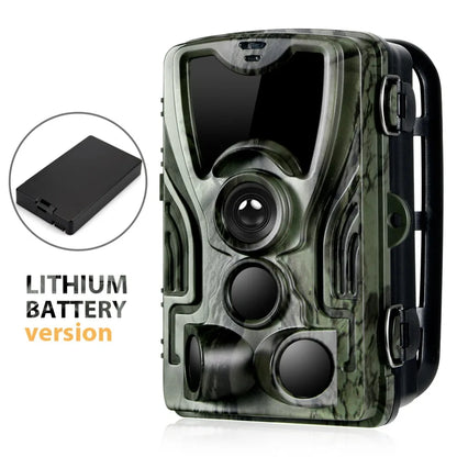 Trail Hunting Camera With 5000Mah Lithium Battery 16MP  HC801ALI 1080P IP65 Waterproof Photo Traps 0.3s Wild Surveillance