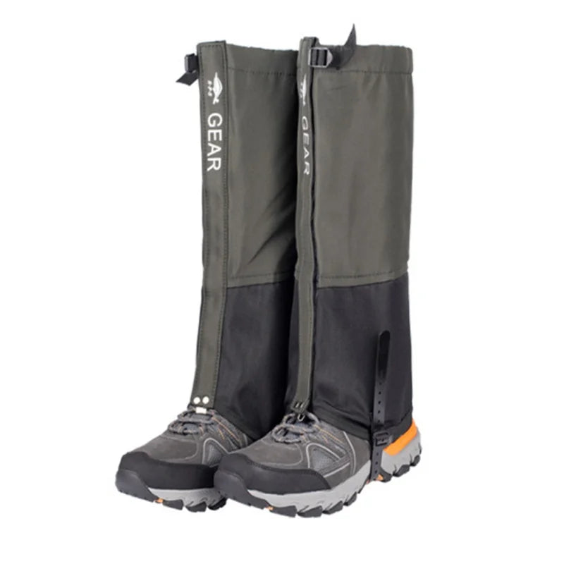 Outdoor Skiing Camping Hiking Climbing Waterproof Snow Legging Gaiters Windproof Teekking Skiing Desert Snow Boots Shoes Covers