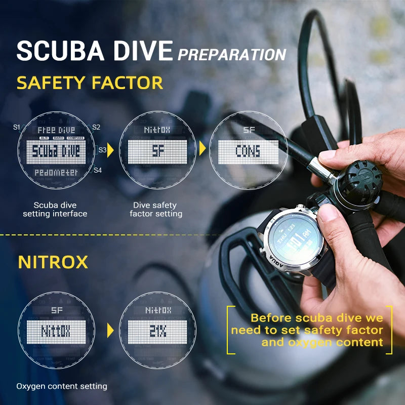 Men's Smart Watch Dive Computer