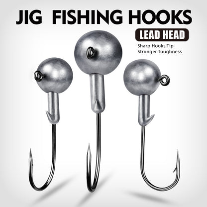 Soft Worm Jig Hook for Fishing