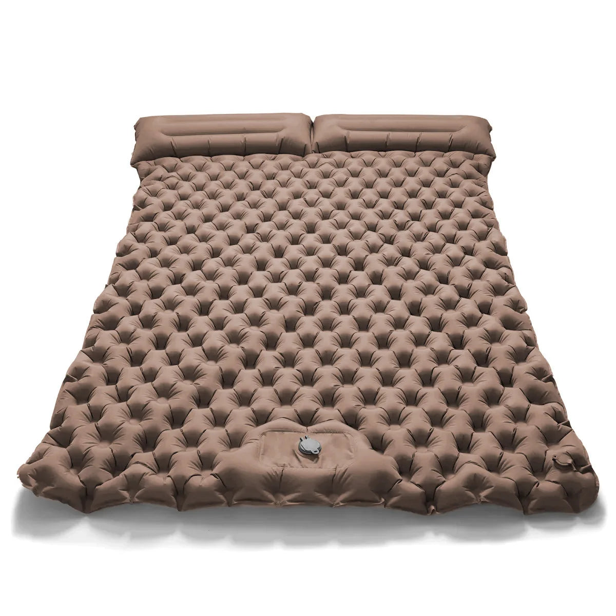 Double Inflatable Sleeping Pad with Pillow