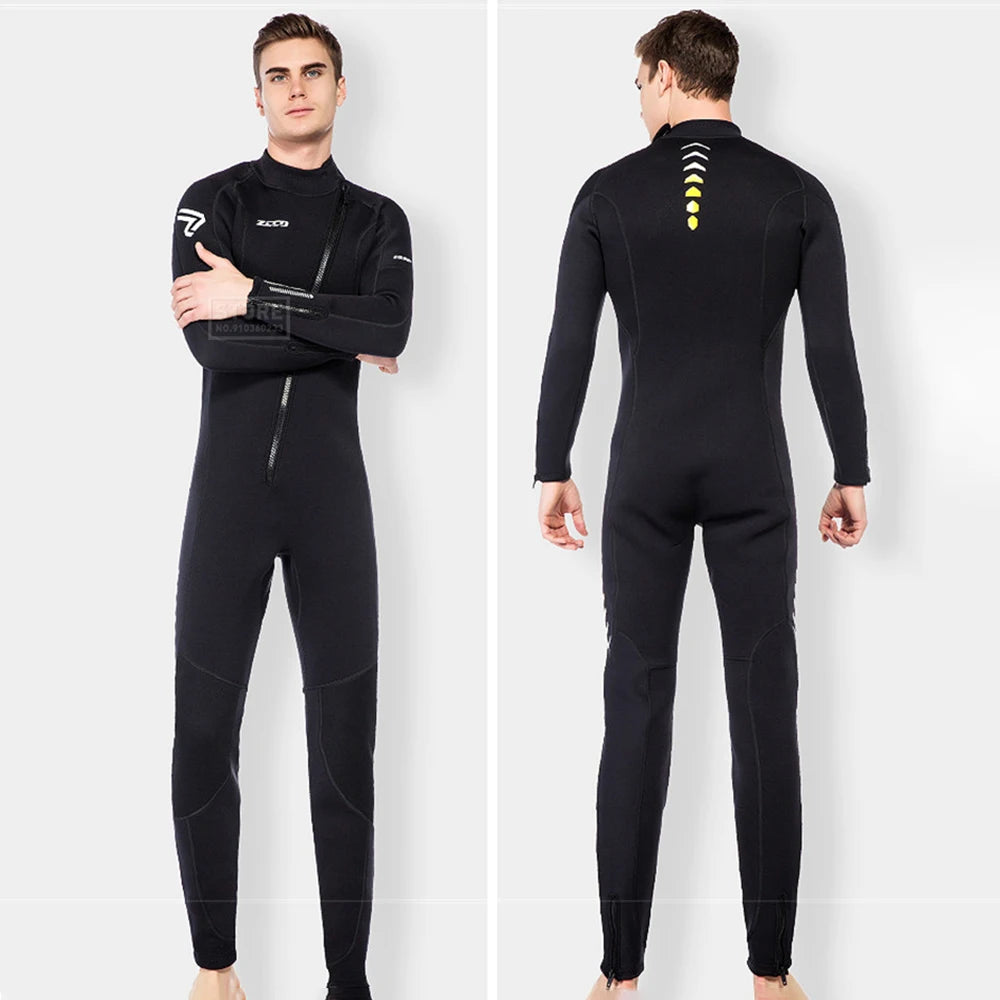 3MM Neoprene Wetsuit Men Surf Scuba Diving Suit Equipment Underwater Fishing Spearfishing Kitesurf Swimwear Wet Suit Equipment