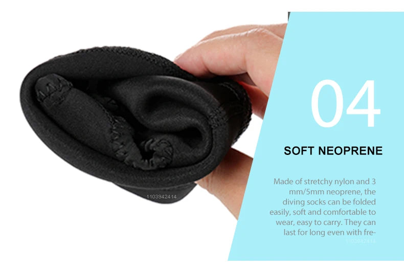 3mm Neoprene Wetsuit Water Socks