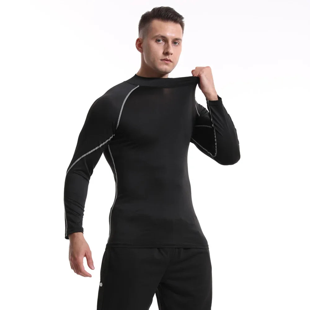 Men's Long-Sleeved Thermal Fitness Top