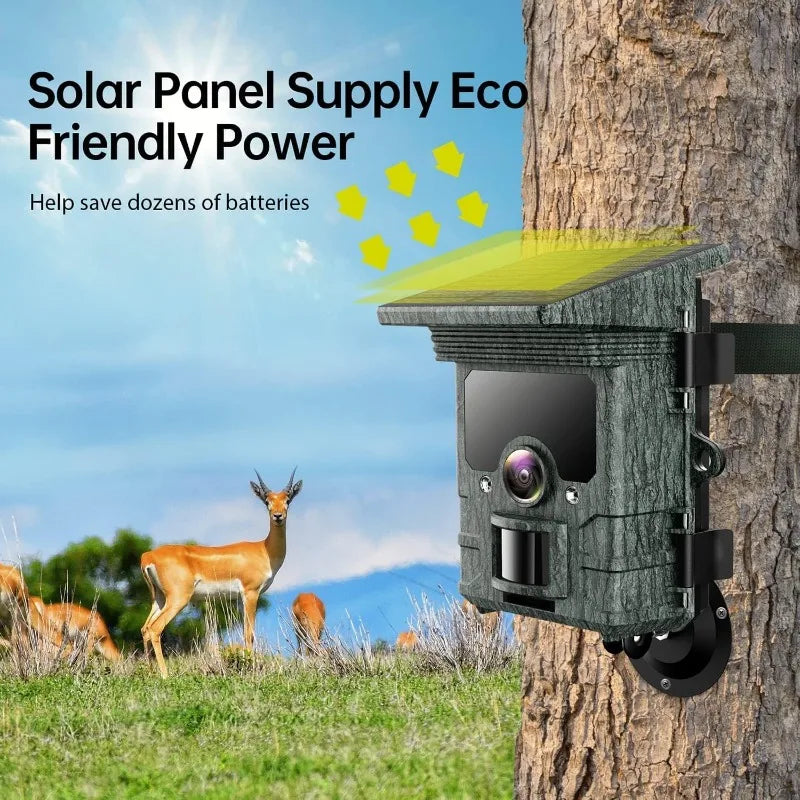 Solar Wildlife 50MP 4K Video Trail Camera