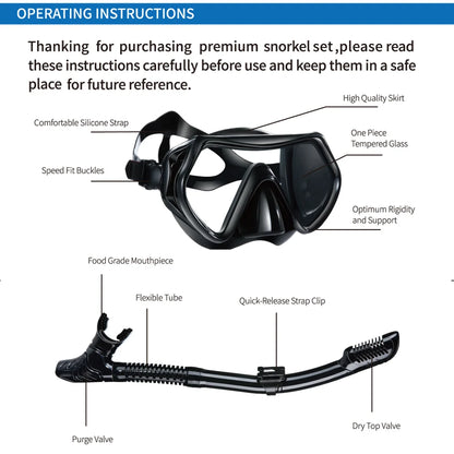 Easy-Breath Scuba Diving Tube