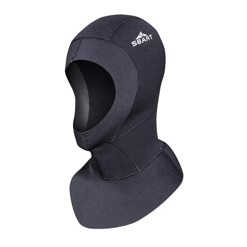 3mm Neoprene Scuba Diving Cap Protect Hair Swim Hat With Shoulder Snorkeling Equipment Hood Neck Cover Warm Wetsuit Spearfishing