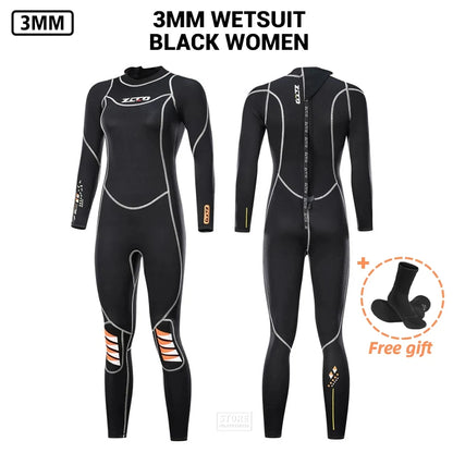 3MM Neoprene Wetsuit Men Surf Scuba Diving Suit Equipment Underwater Fishing Spearfishing Kitesurf Swimwear Wet Suit Equipment