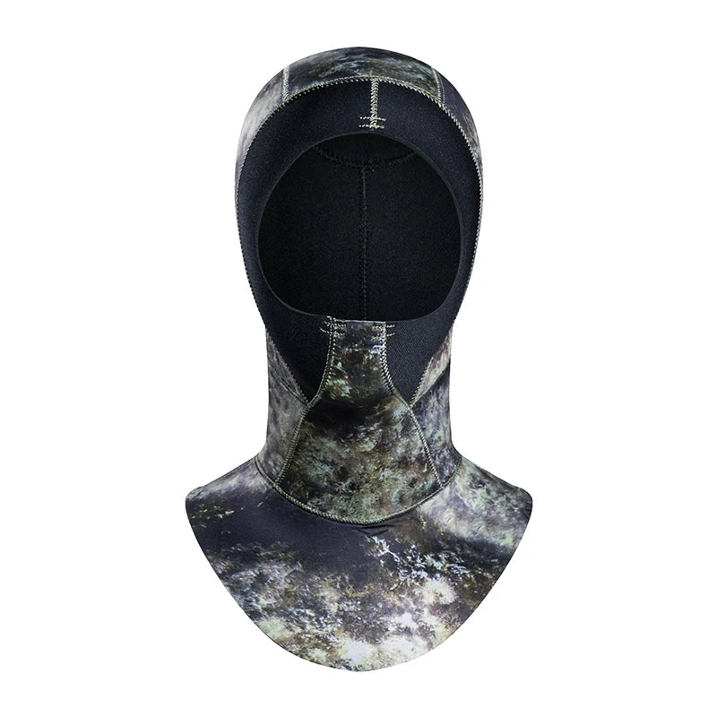 3mm Neoprene Scuba Diving Cap Protect Hair Swim Hat With Shoulder Snorkeling Equipment Hood Neck Cover Warm Wetsuit Spearfishing