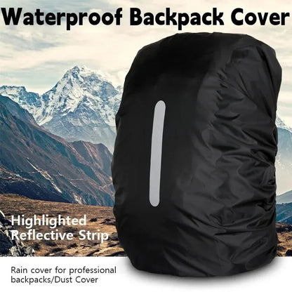 Backpack Rain Cover 20-70L Outdoor Camping Hiking Mountaineering Dust Backpack Bag Waterproof Rain Cap Cover