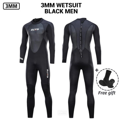 3MM Neoprene Wetsuit Men Surf Scuba Diving Suit Equipment Underwater Fishing Spearfishing Kitesurf Swimwear Wet Suit Equipment