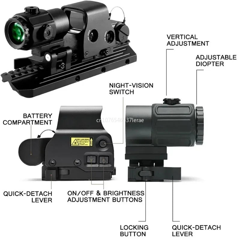 Airsoft Hunting Gear with 20mm Rail Mount