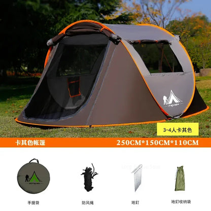 Instant Unfold Rain-Proof Family Tents