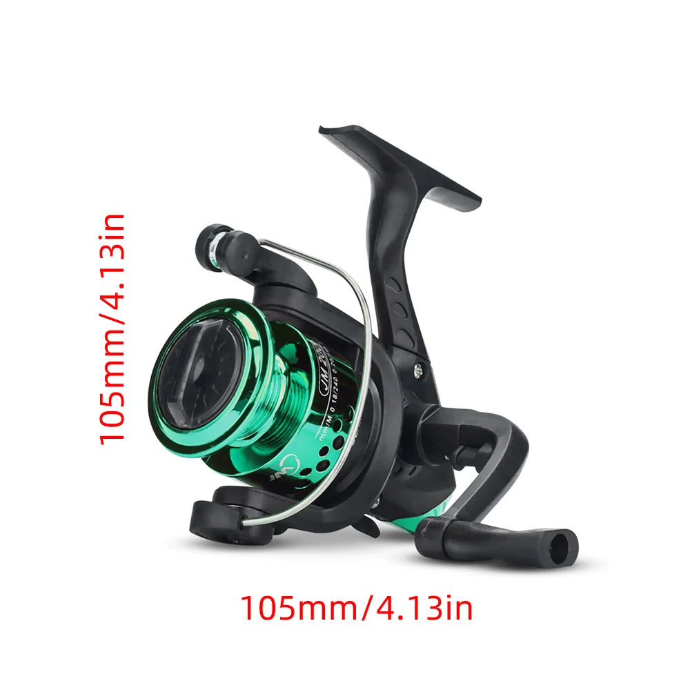 DNDYUJU Spinning Fishing Reels 5.2:1 Wheel Plastics Spinning Reel Fishing Lure Wheel Vessel Bait Casting Flying Fishing Trolling