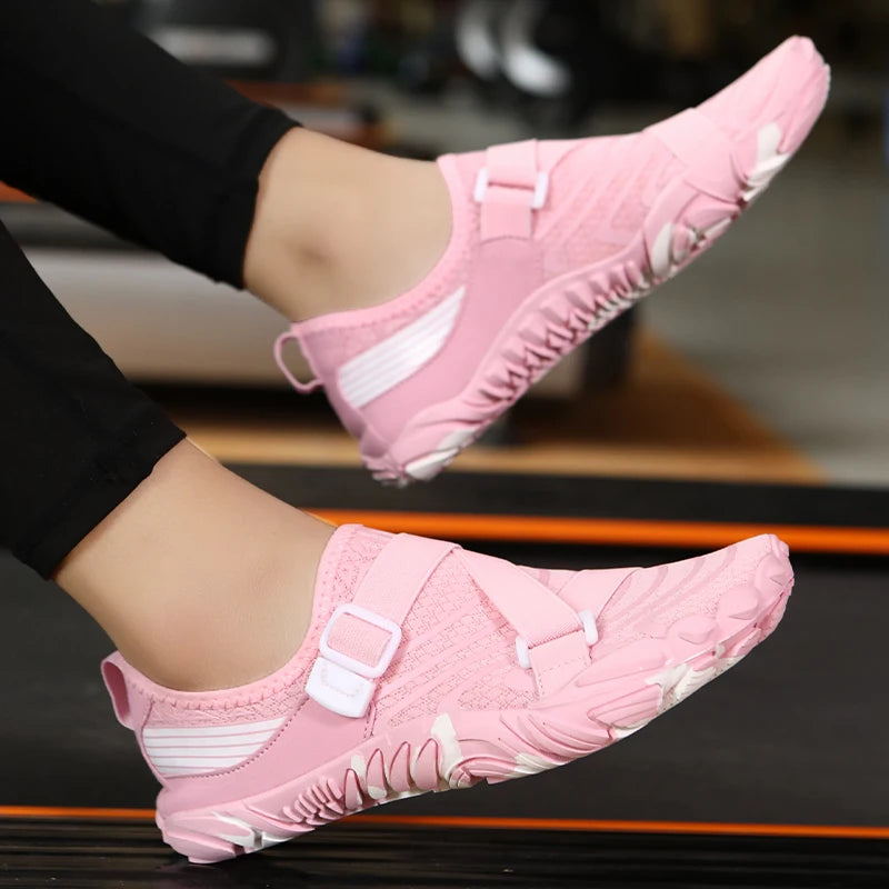 Summer Beach Breathable Upstream Aqua Shoes Outdoor Five Finger Stream Tracing Shoes Lighten Fitness Yoga Exercise shoes