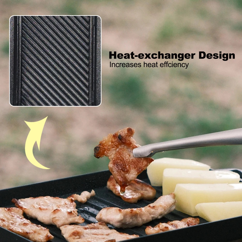 FireMaple Mini Grill Plate Set