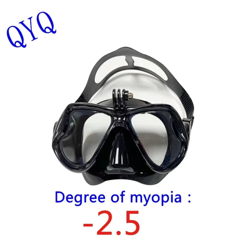 Myopia Diving Glasses  Short-sighted  Camera bracket