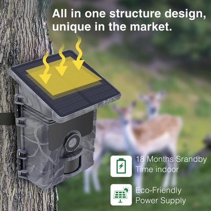 Solar Wildlife 50MP 4K Video Trail Camera