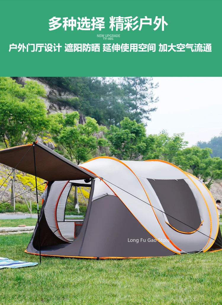 Instant Unfold Rain-Proof Family Tents