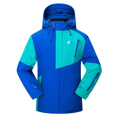 Men Ski Jackets Windproof Waterproof Skiing Snowboarding Jackets Winter Outdoor Sports Ski Coats Male Thick Warm Ski Equipment