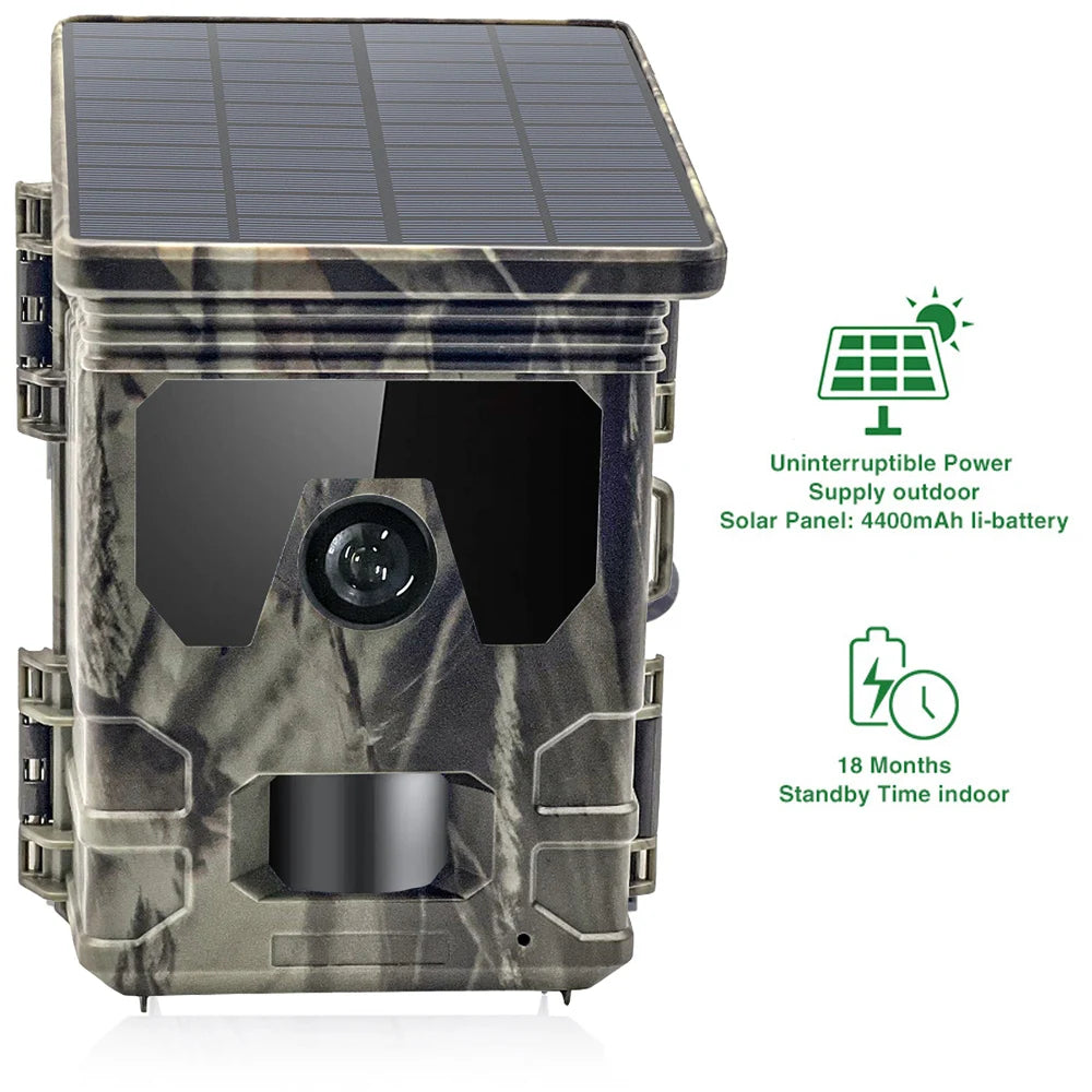 Solar Wildlife 50MP 4K Video Trail Camera