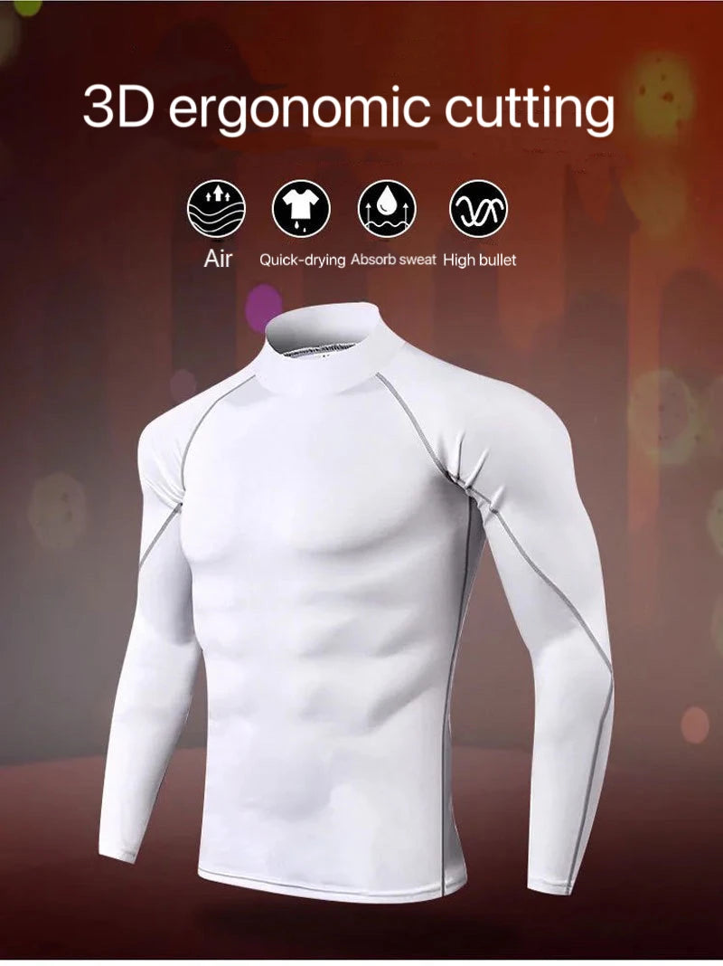 Men's Long-Sleeved Thermal Fitness Top