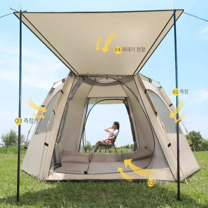 Instant Pop-Up, Portable, Waterproof Camping Tent