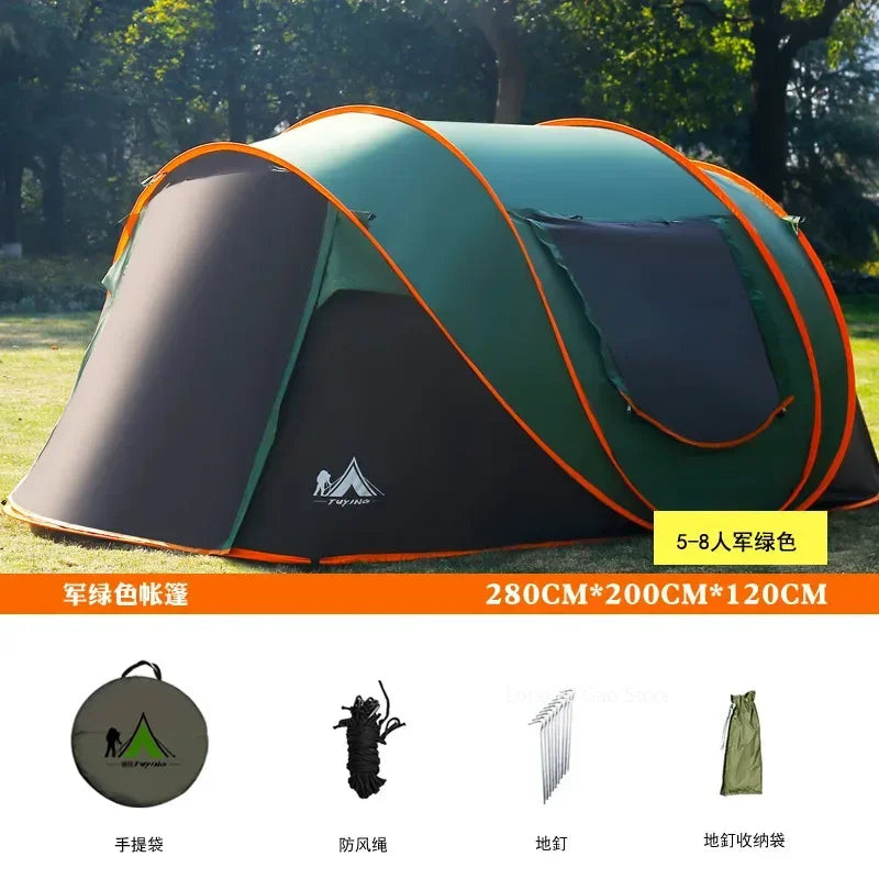 Instant Unfold Rain-Proof Family Tents