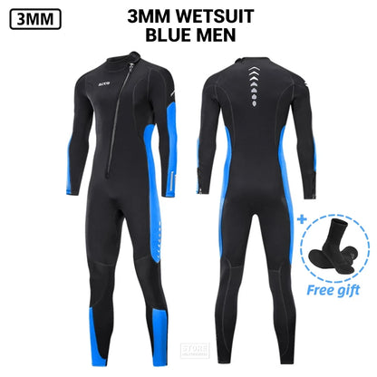 3MM Neoprene Wetsuit Men Surf Scuba Diving Suit Equipment Underwater Fishing Spearfishing Kitesurf Swimwear Wet Suit Equipment