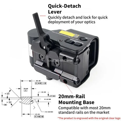 Airsoft Hunting Gear with 20mm Rail Mount