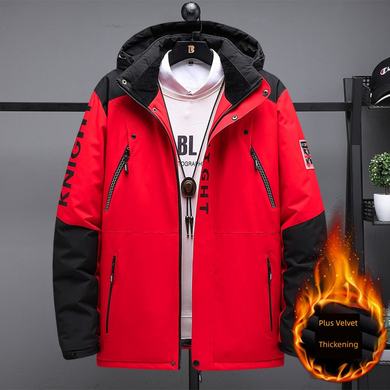 Winter Thick Style Warm Extra-Fat Trendy Fat Cotton-Padded down Jacket