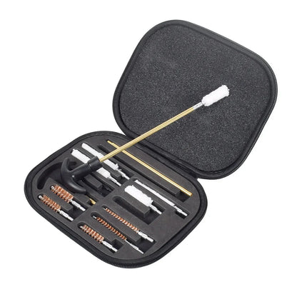 16Pcs/set Tactical Gun Cleaning Kit Universal Handgun Pistol Brass Rod for .22/9mm/.40/357 Caliber Barrel Cleaning Kit