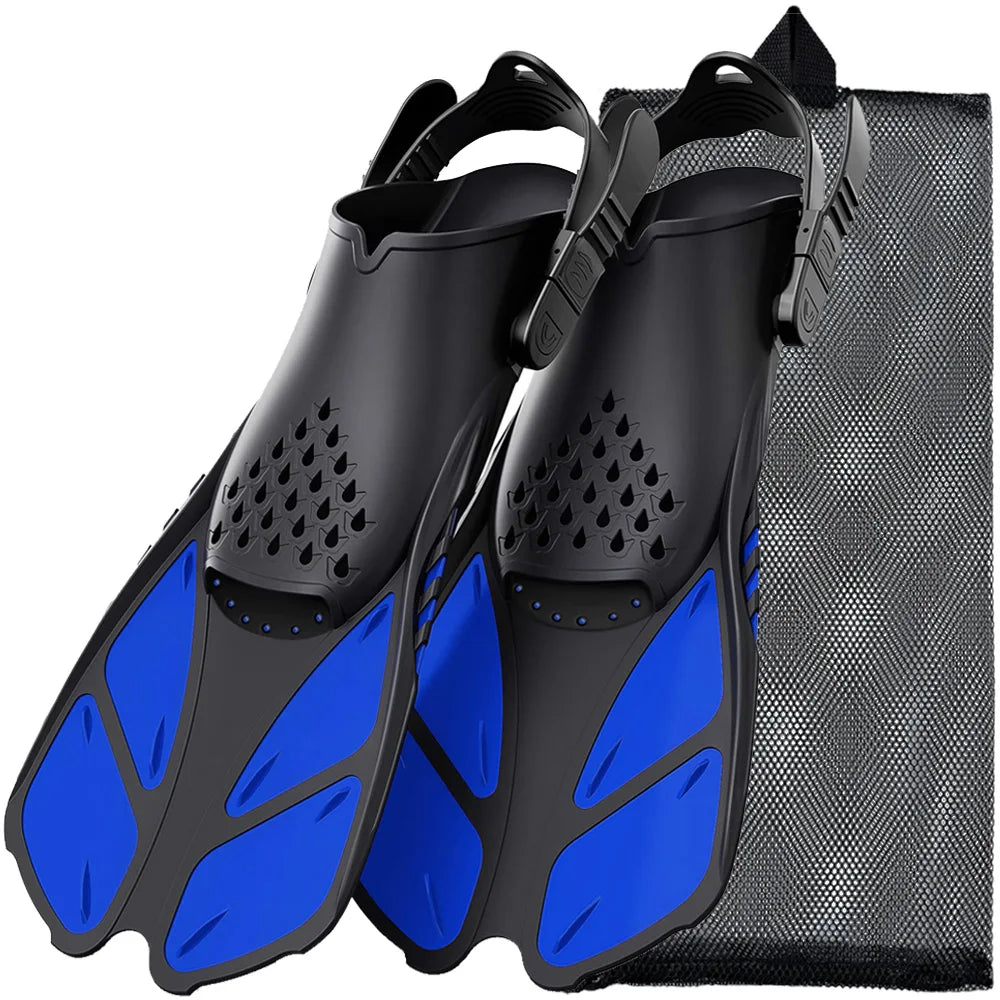 Snorkel Fins with Adjustable Buckles