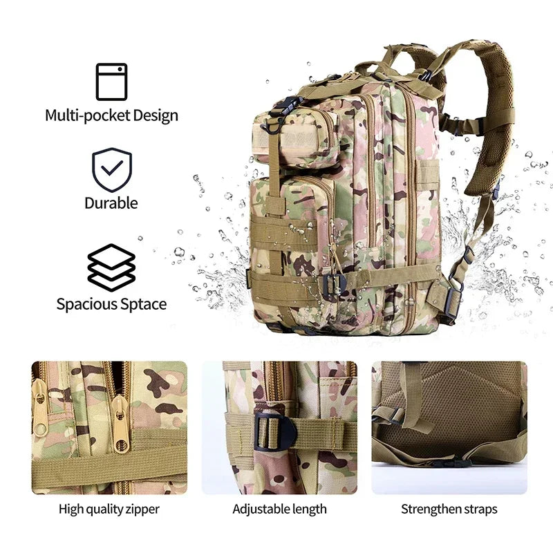 Large-Capacity Nylon Outdoor Bag for Travel