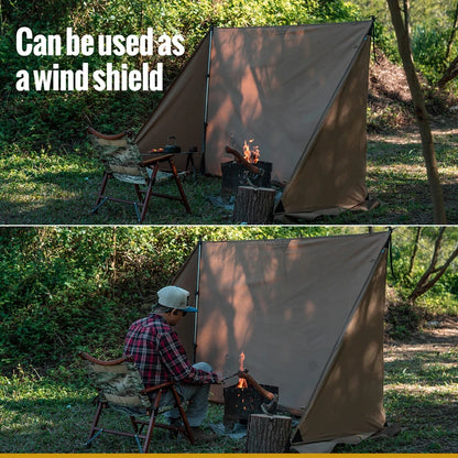 Camping Tarp for campfires and outdoor cooking