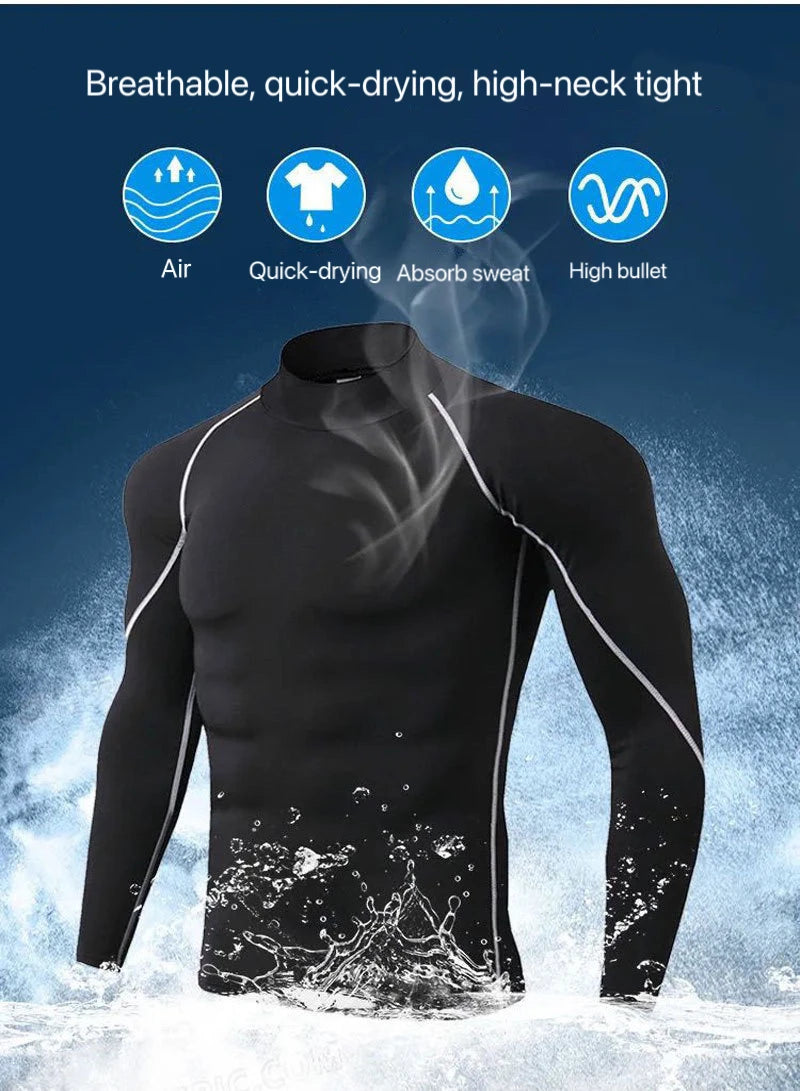 Men's Long-Sleeved Thermal Fitness Top