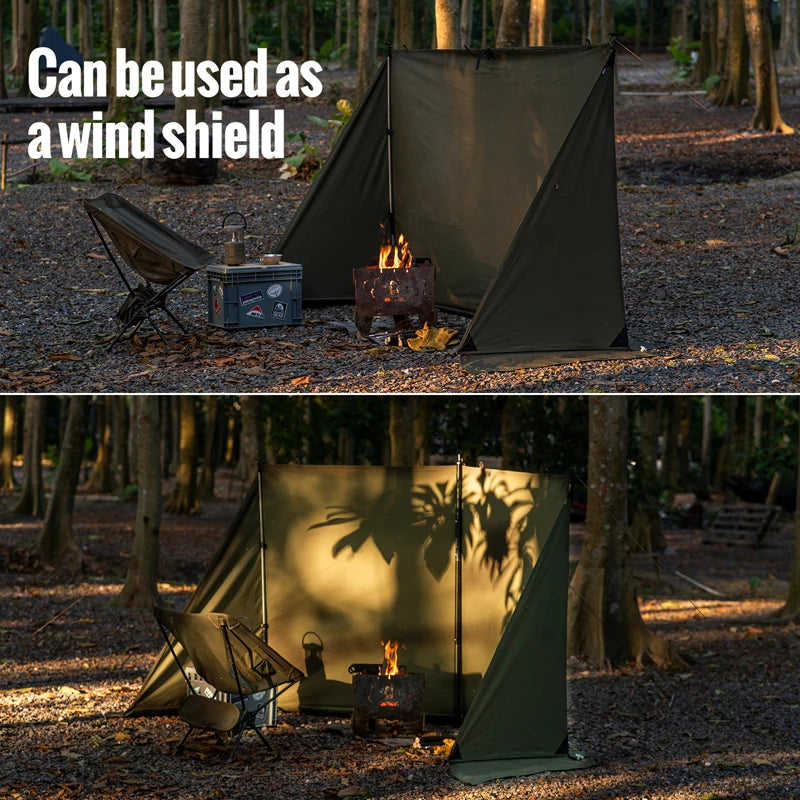 Camping Tarp for campfires and outdoor cooking