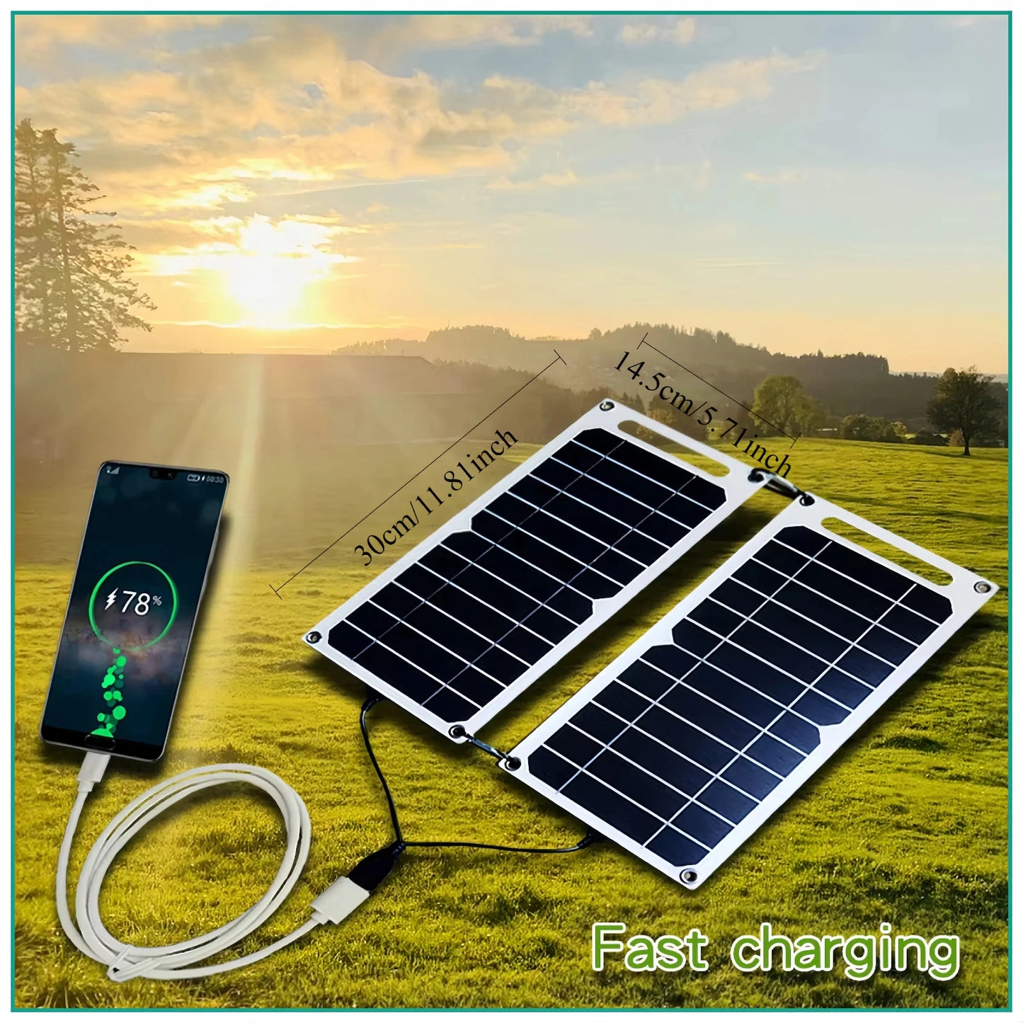 Waterproof Solar Charger for Outdoor