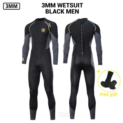 3MM Neoprene Wetsuit Men Surf Scuba Diving Suit Equipment Underwater Fishing Spearfishing Kitesurf Swimwear Wet Suit Equipment