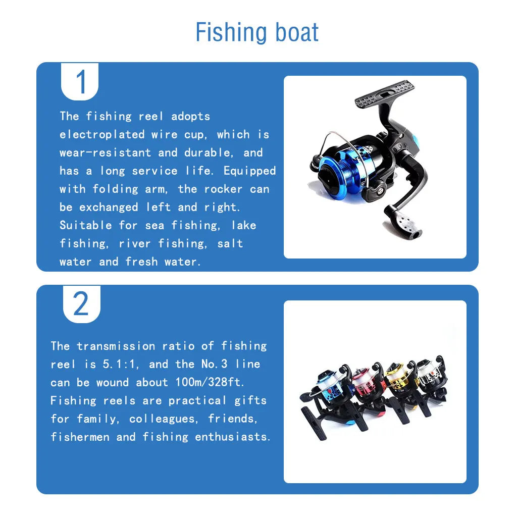 Foldable Fishing Spinning Reel