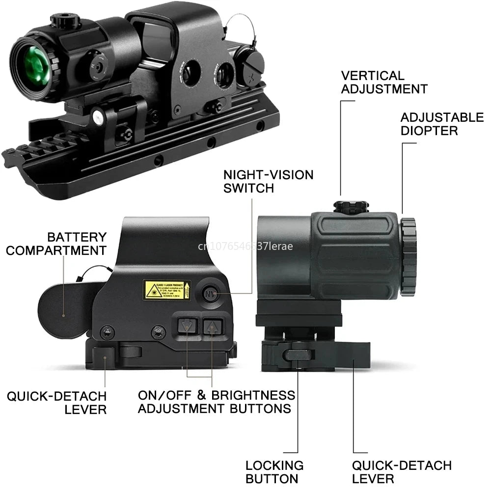 Airsoft Hunting Gear with 20mm Rail Mount