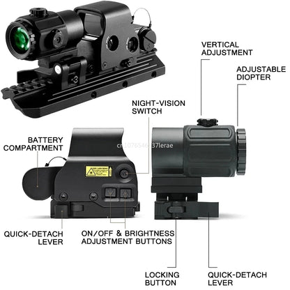 Airsoft Hunting Gear with 20mm Rail Mount