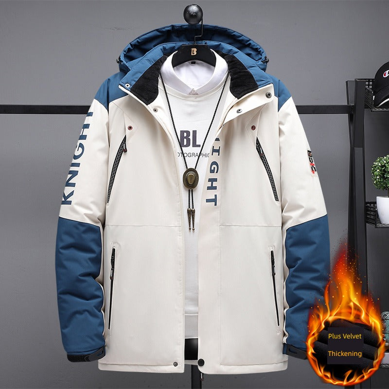 Winter Thick Style Warm Extra-Fat Trendy Fat Cotton-Padded down Jacket