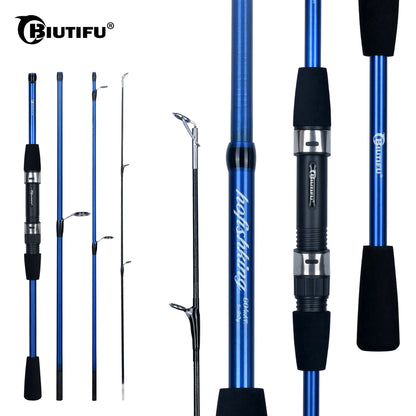 Baitcasting & Spinning Travel Fishing Rod