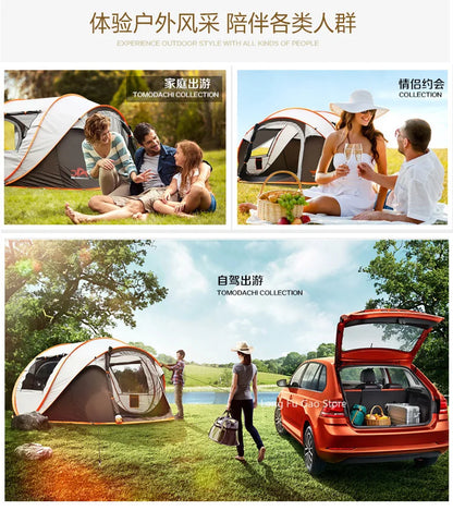 Instant Unfold Rain-Proof Family Tents