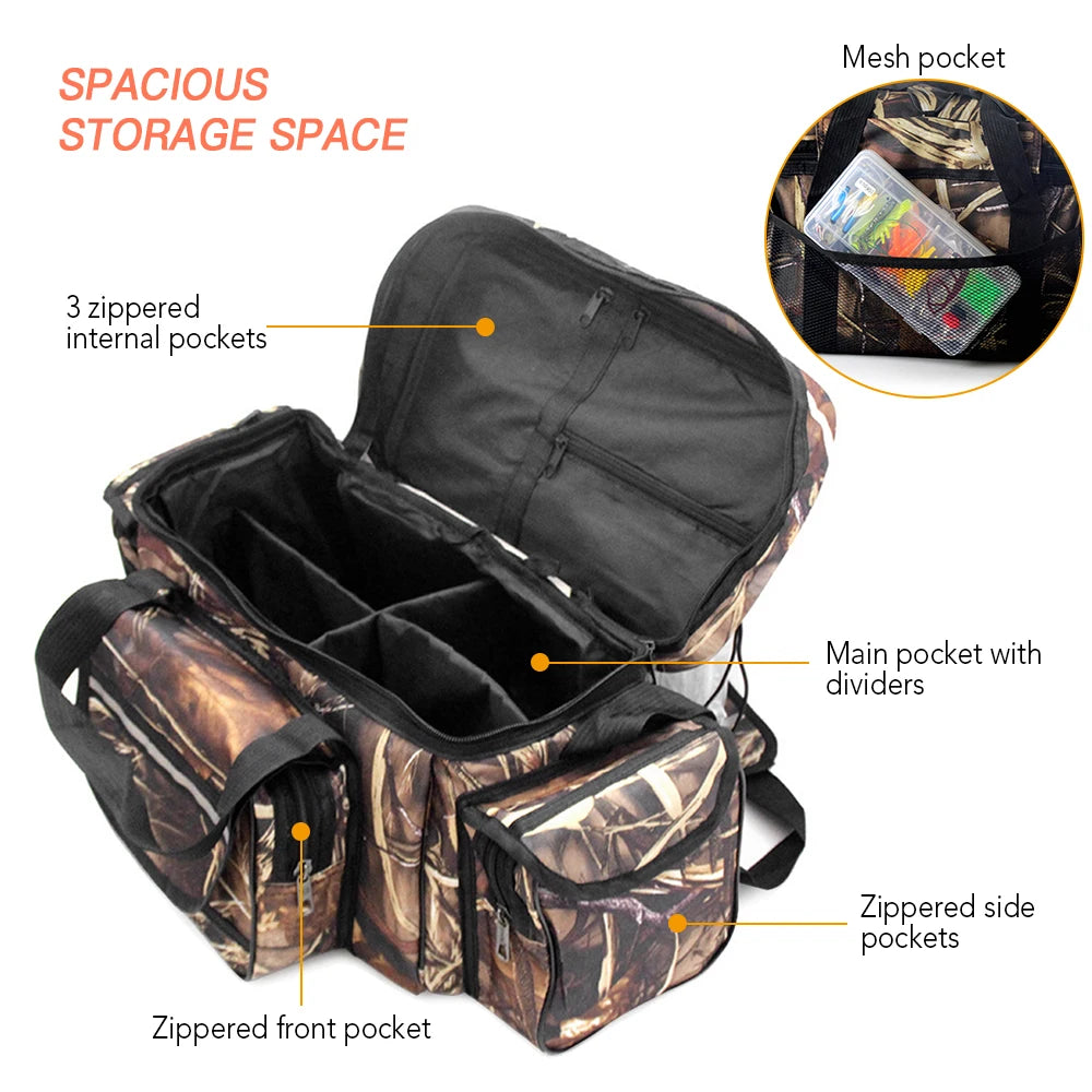 Large Capacity Fishing Tackle Bag