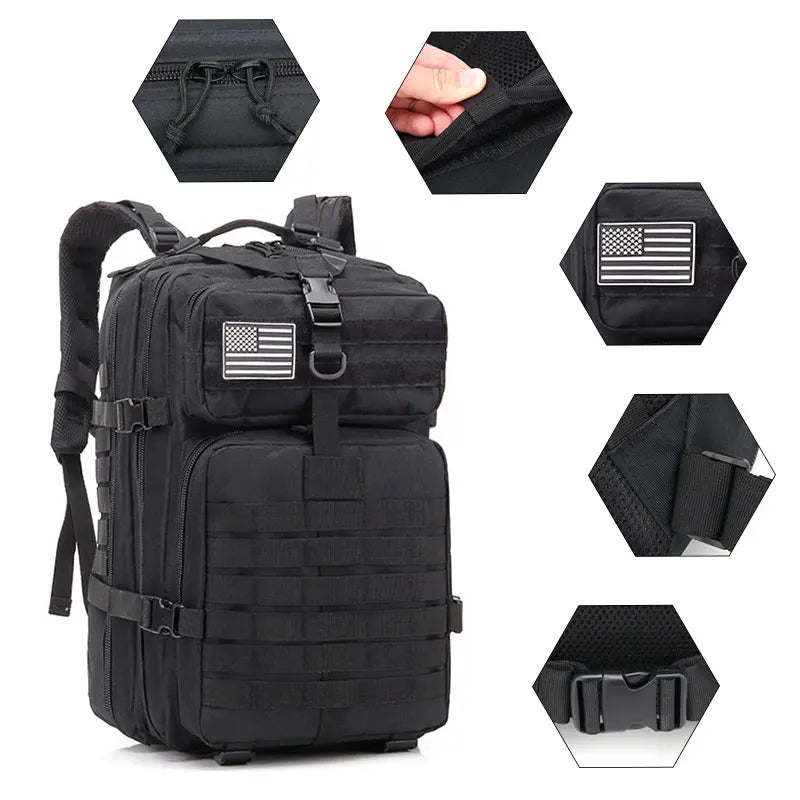 Assault Pack for Hiking, Traveling, Trekking