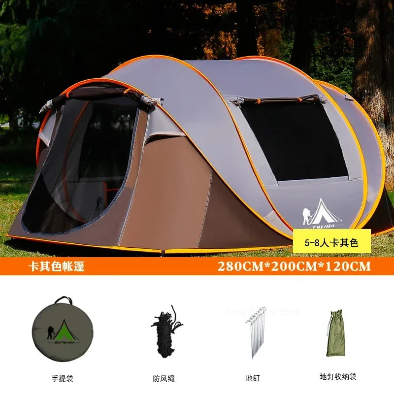 Instant Unfold Rain-Proof Family Tents