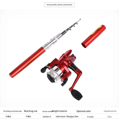 20cm Portable Telescopic Mini Fishing Rod